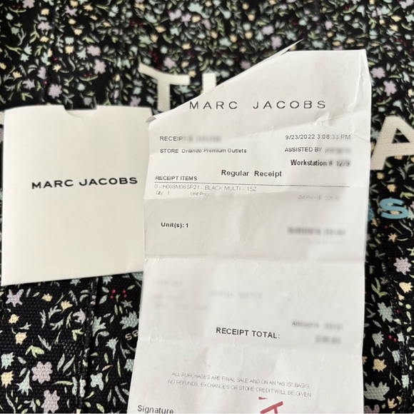 MARC JACOBS The Floral Canvas Medium Tote - Picture 6 of 7